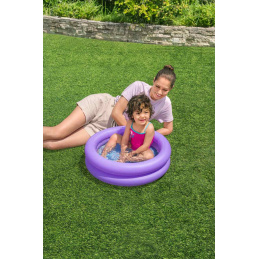 Piscină gonflabilă pentru copii, bazin violet 61x15cm BESTWAY + Petic de reparare