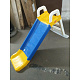 Tobogan Doloni cu mâner 140 cm Albastru-galben