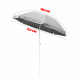 Linder Exclusiv Umbrelă de grădină 180 cm Roșie