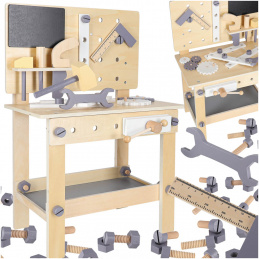 Aga Atelier de lemn pentru copii cu unelte Aga Atelier de lemn pentru copii cu unelte