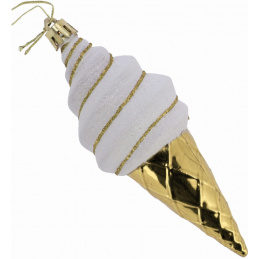 Decorațiuni din plastic pentru înghețată, patru bucăți pentru bradul de Crăciun Decorațiuni din plastic pentru înghețată, patru bucăți pentru bradul de Crăciun