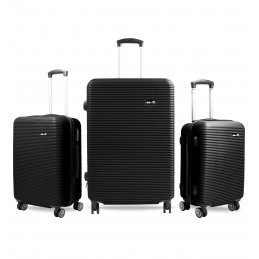 Set de valize de călătorie Aga Travel MR4651 Negru