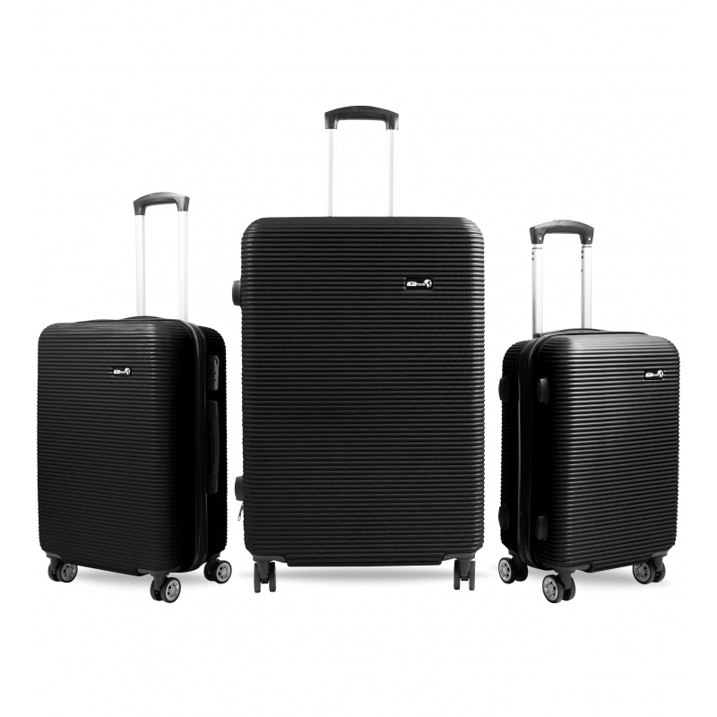 Set de valize de călătorie Aga Travel MR4651 Negru