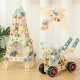 Aga4Kids Set de construcție din lemn 89 de piese