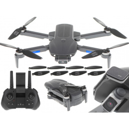 Dron RC F9 6K HD cameră GPS wifi rază de acțiune 2000 m gri