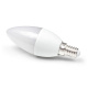 Bec LED C37 - E14 - 3W - 270 lm - alb rece