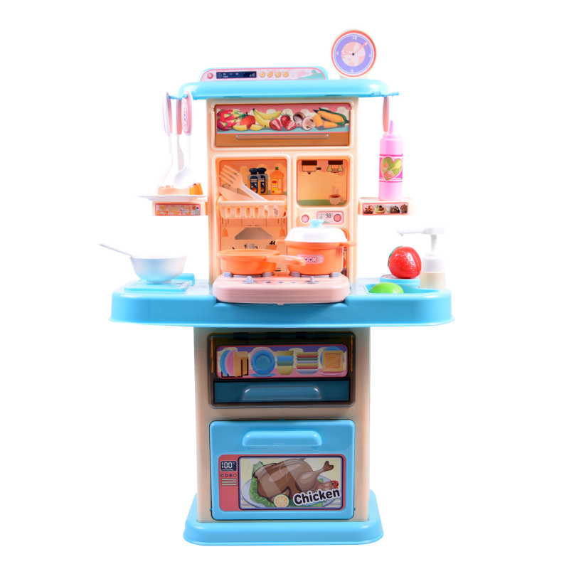 Aga4Kids Bucătărie din plastic MR6133 Albastră