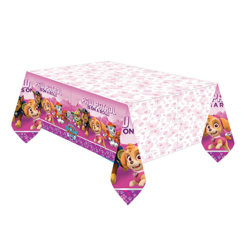 Față de masă PawPatrol Party Patrula Cățelușilor Roz 137 x 243 cm
