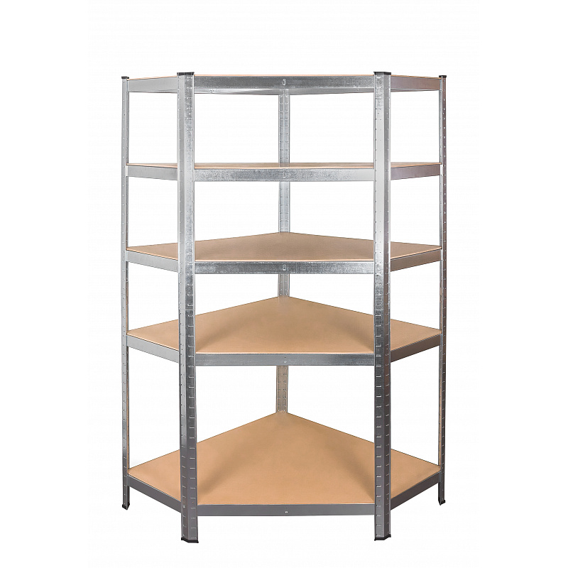 Aga Raft metalic de colț 180x90x40 cm 5 rafturi 2DAZ297