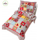 KidKraft Lenjerie microfibră FIRE TRUCK 100x150, 60x75 cm