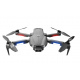 Dron RC F9 6K HD cameră GPS wifi rază de acțiune 2000 m gri