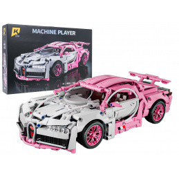 Set de Cărămizi Mașină Sport Roz 1132 buc.