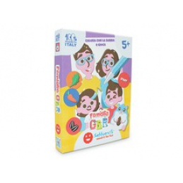 Set de colorat cu nisip și joc Familia 5+ SABBIARELLI universal