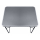 Masă de camping pliabilă Aga 70x50x60 cm Gri
