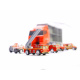 Aga Vehicul de transport TIR + mașini de pompieri din metal