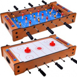 Joc de societate Fotbal de masă Air Hockey 2în1 GR0600 universal