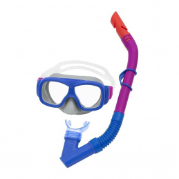 Set de scufundare Bestway mască și snorkel Albastru/Violet Set de scufundare Bestway mască și snorkel Albastru/Violet
