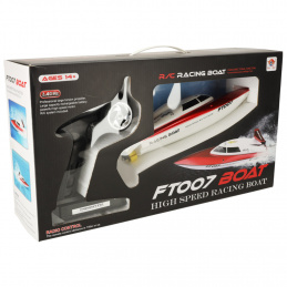 Barcă RC cu telecomandă FT007 Roșu