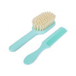 Perie și pieptene pentru păr pentru bebeluși Turcoaz 0m+ POUPY universal