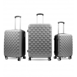 Set de valize de călătorie Aga Travel MR4655 Gri