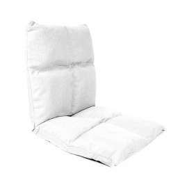 Aga Fotoliu reglabil pentru podea 52x55x55 cm Alb