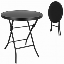Masă de grădină rotundă pliabilă - 60 cm