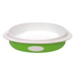 Farfurie adâncă Verde 4m+ POUPY universală