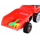 TRAKTOR Vehicul de împins cu remorcă ZA3746 - Roșu