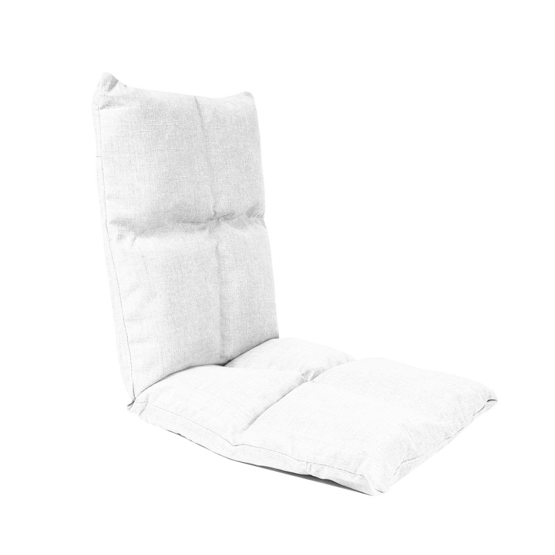 Aga Fotoliu reglabil pentru podea 36x48x48 cm Alb