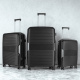 Set de valize de călătorie Aga Travel MR4682 Negru