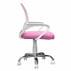 Scaun de birou Aga MR2081 Alb - Roz.