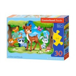 Puzzle 30 buc. Deer and Friends universal Puzzle 30 buc. Deer and Friends universal