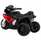 BMW S1000 RR Mini motocicletă pe baterii pentru copii Roșie + 3 roți + sunete + LED diodă