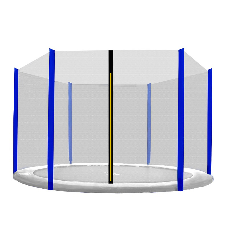 Aga Plasă de protecție 250 cm pentru 6 stâlpi Plasă neagră / Albastră