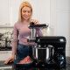 Robot de bucătărie cu râșniță 6,2 l, 2200 W Negru Ruhhy 16747