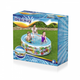 Piscină gonflabilă pentru copii 6+ Character Play BESTWAY 3 inele