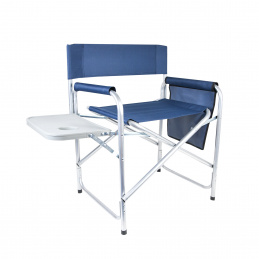 Scaun pliabil de camping Aga Albastru închis