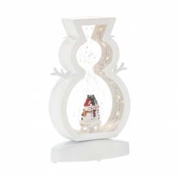 Aga Lampă decorativă de Crăciun cu LED Om de Zăpadă Aga Lampă decorativă de Crăciun cu LED Om de Zăpadă