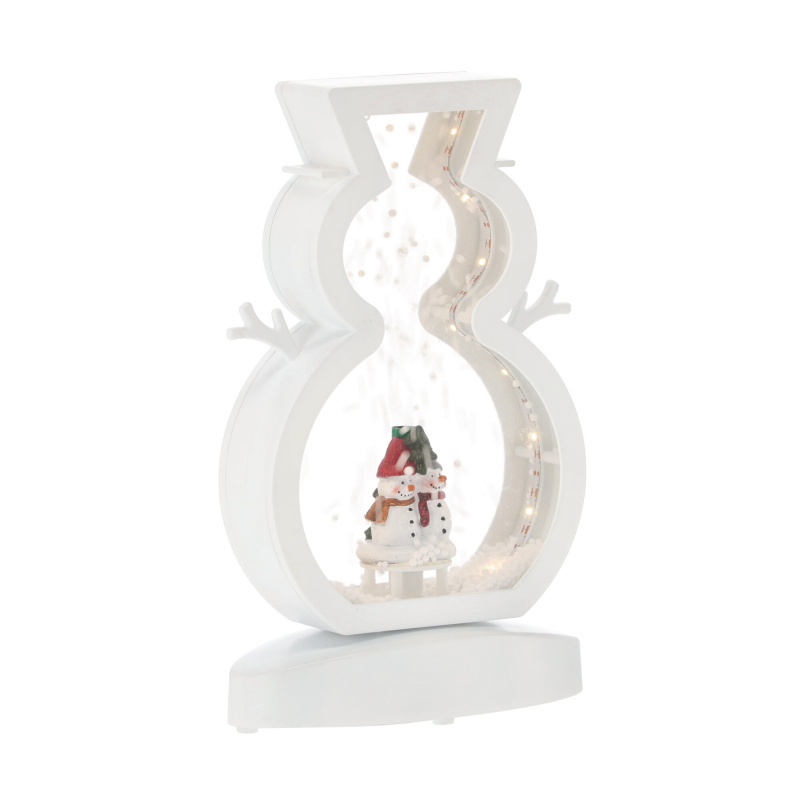 Aga Lampă decorativă de Crăciun cu LED Om de Zăpadă