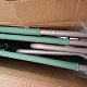 Aga 2x șezlong de grădină reglabil cu copertină Verde deschis 6DAZ389 - CALITATEA a II-a