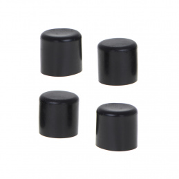 Capace pentru picioarele scaunelor 19 mm Negre