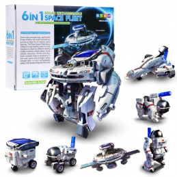 Set Solar 7 în 1 pentru copii 10+ Modele spațiale + Panou solar + Microacumulator