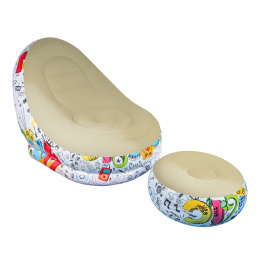 Aga Fotoliu gonflabil cu suport pentru picioare DS2505