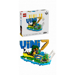 LEGO® Editions Football 43027 Vini Jr. – Momente importante din fotbal