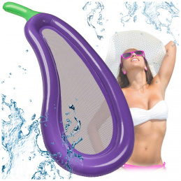 Saltea gonflabilă cu plasă aubergine 240cm