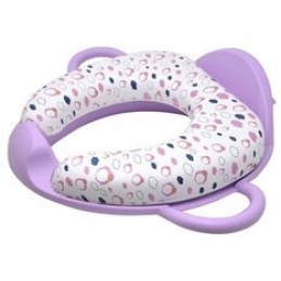 Suport moale pentru toaletă cu mânere Violet 18m+ POUPY universal