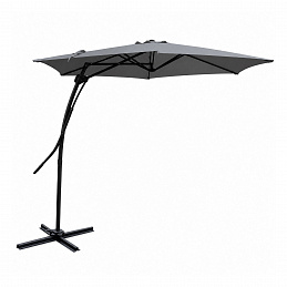 Linder Exclusiv Umbrelă de grădină 350 cm Gri închis 6DAZ435 - CALITATEA a II-a