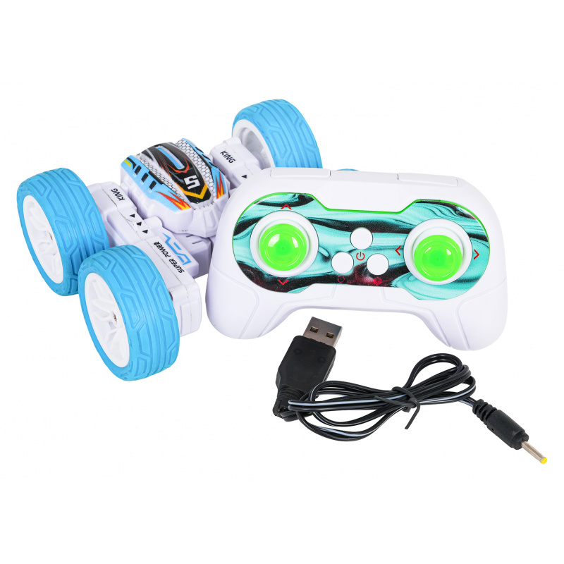 Vehicul R/C POWER STUNT 1:32 Albastru