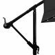Umbrelă de grădină Aga 300 cm Gri cu iluminare LED