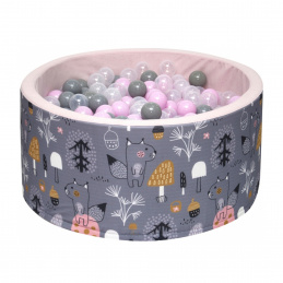 Piscină uscată Aga 90x40 cm cu bile HX4